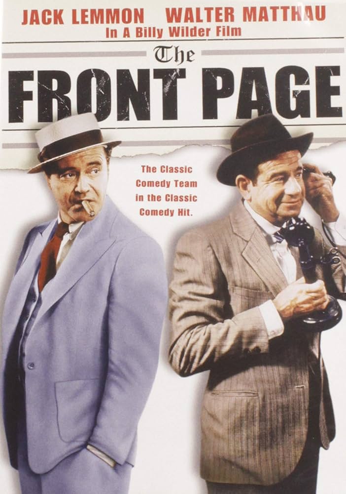 Amazon.com: The Front Page : Jack Lemmon, Walter Matthau
